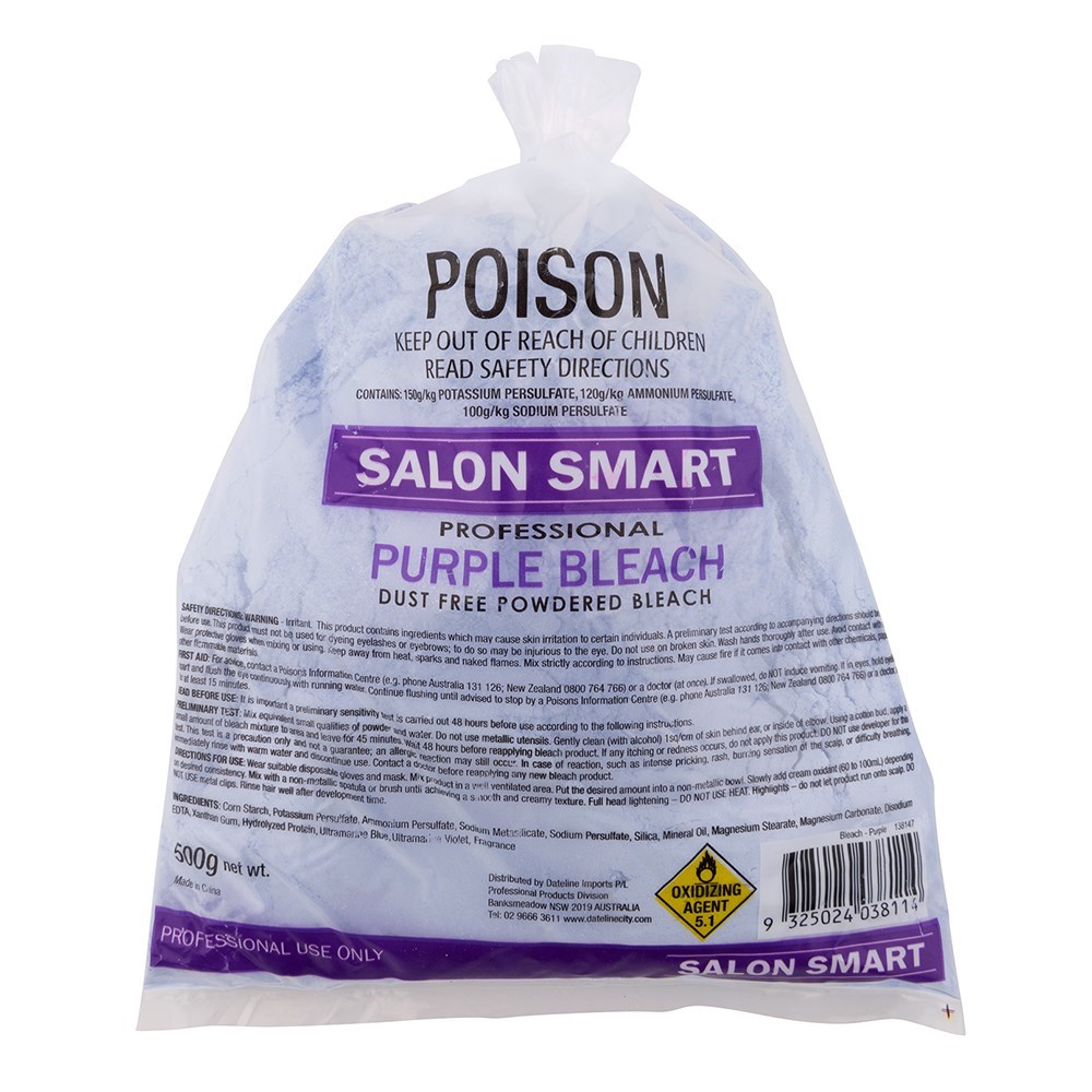 Salon Smart Professional Original Formula Purple Bleach, 550g - Home Hairdresser Salon Smart Professional Original Formula Purple Bleach, 550g - Home Hairdresser