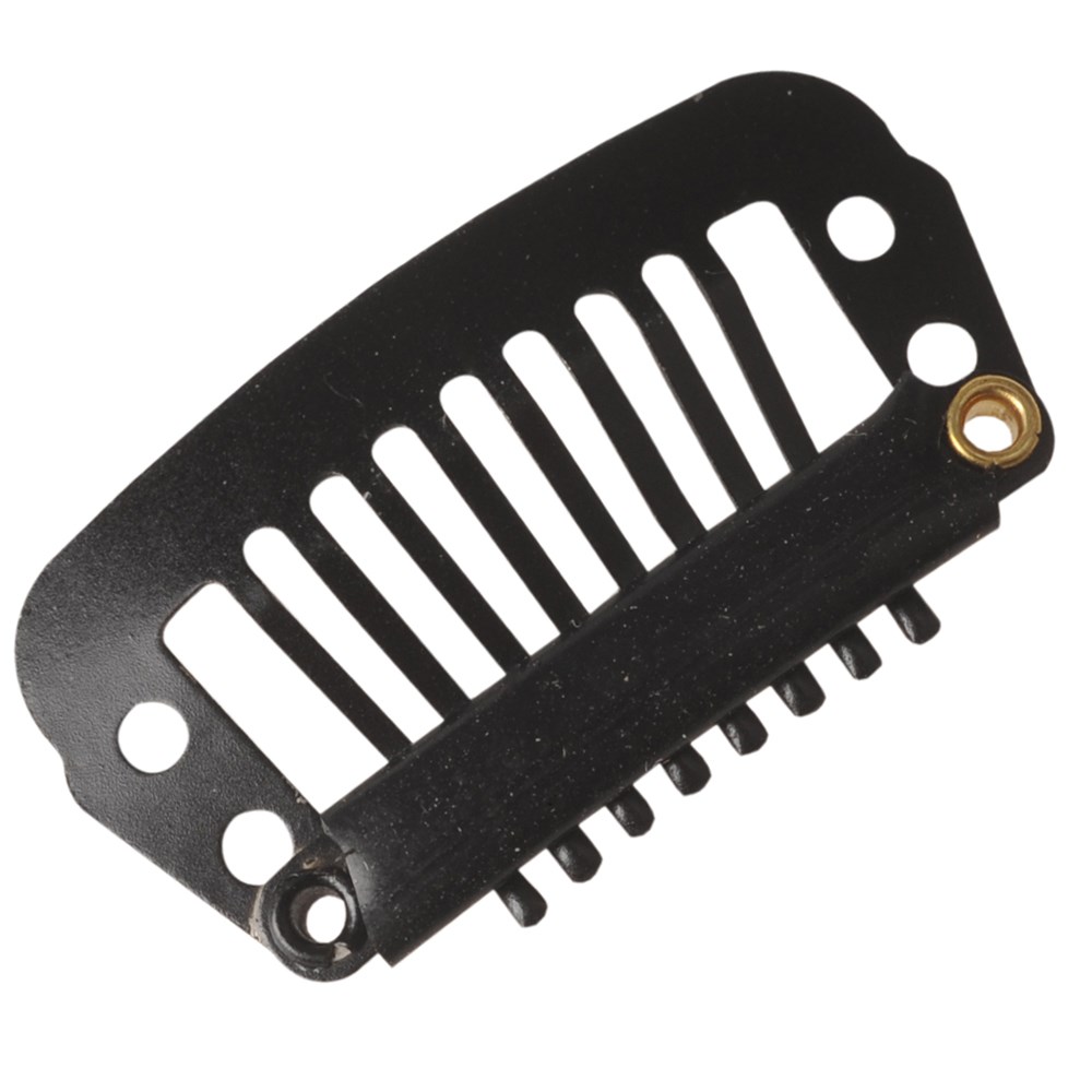 Dateline Professional Hair Extension Clips 6pk - Medium, Black - Home Hairdresser Dateline Professional Hair Extension Clips 6pk - Medium, Black - Home Hairdresser