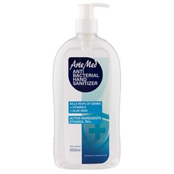 ArteMed Anti Bacterial Hand Sanitiser 600ml