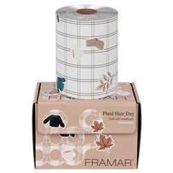 Framar Embossed Foil Roll Plaid Hair Day