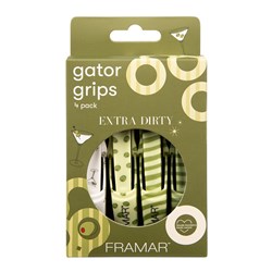 Framar Gator Grip Clips 4pk Extra Dirty