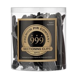 Premium Pin Company 999 Black Nylon/Aluminium Sectioning Clips – 302