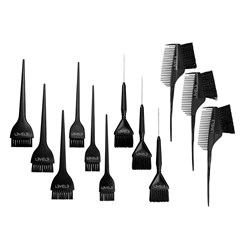 L3VEL3 Hair Colour Brush Set 12pc