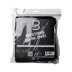 L3VEL3 Professional Shaving Towel Black