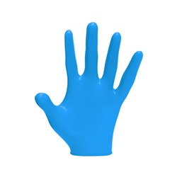 LVL3 NITRILE GLOVES BLUE LGE 11202 100PC LEVEL3 L3VEL3