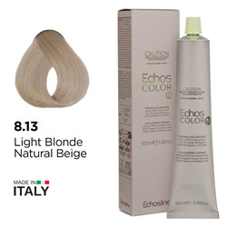 Echos Color Vegan Hair Colour 8.13 Light Blonde Natural Beige