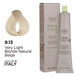 Echos Color Vegan Hair Colour 9.13 Very Light Blonde Natural Beige