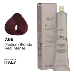 Echos Color Vegan Hair Colour 7.66 Medium Blonde Red Intense