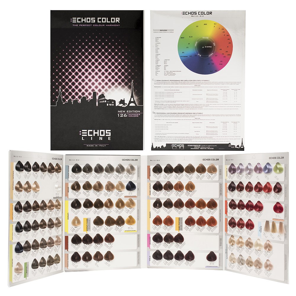 Echos Color Hair Colour Chart Large - Home Hairdresser