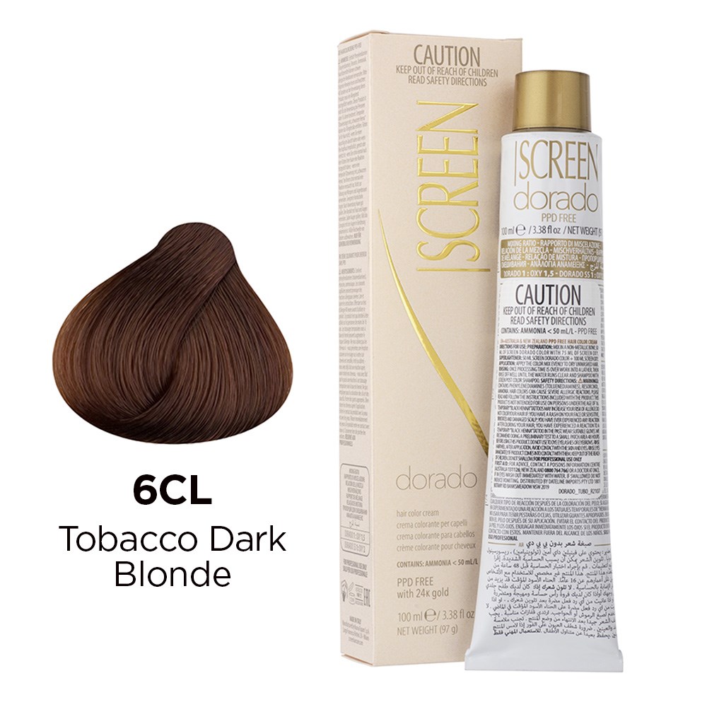 Screen Dorado Colour 6CL Tobacco Dark Blonde - Home Hairdresser Screen Dorado Colour 6CL Tobacco Dark Blonde - Home Hairdresser