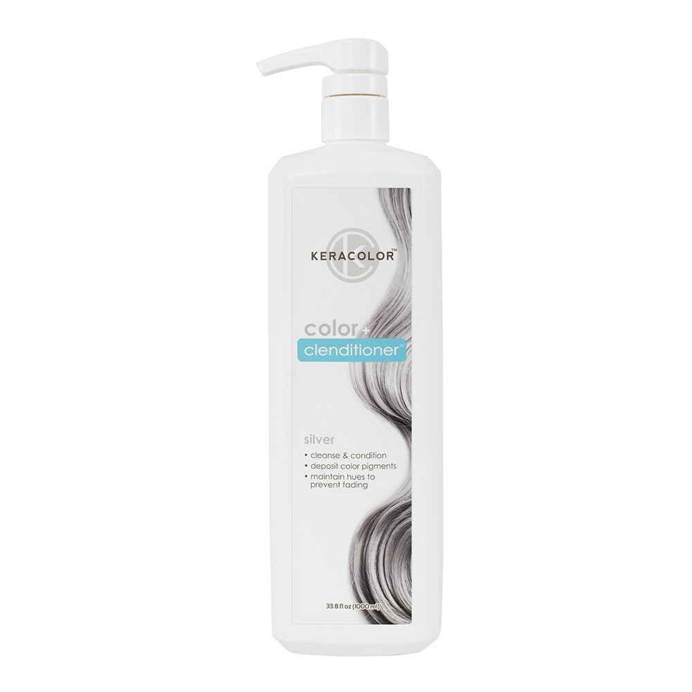 Keracolor Color Clenditioner Colour Shampoo Silver 1L.