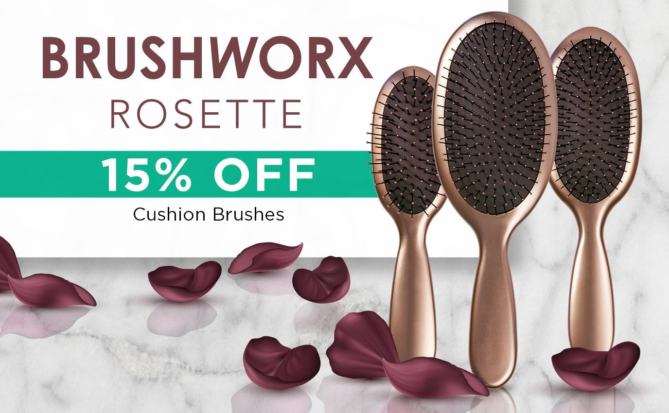 Brushworx Rosette Cushion Brushes