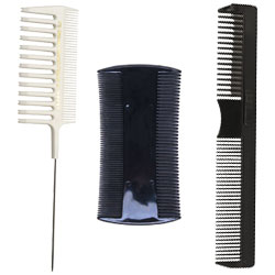 <a href="/" title="Home Hairdresser">Home Hairdresser</a>&rsquo;s selection of <strong>speciality combs</strong> includes combs for highlighting and foiling hair with colour, combs with razors which are ideal for men&rsquo;s haircuts and lice combs. As the Australian authorized stockist for all brands we carry, rest assured of quality.&nbsp;<span style="color: #5c5a58; font-size: 12px;">More</span><span style="color: #5c5a58; font-size: 12px;">&nbsp;in&nbsp;</span><a href="/hair-brushes-and-combs" title="Hair brushes and combs" style="font-size: 12px;">Hair brushes and combs</a><span style="color: #5c5a58; font-size: 12px;">.</span>