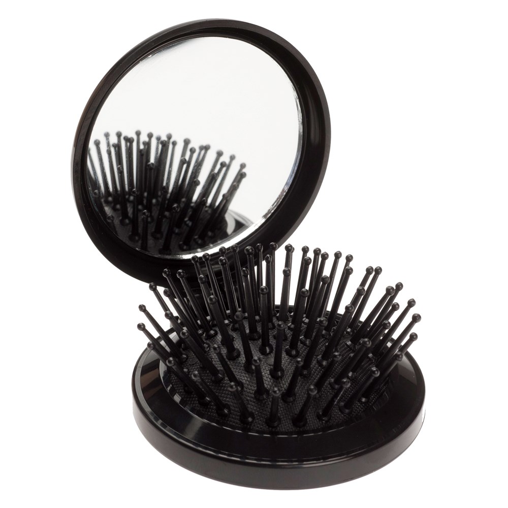 Brushworx Bling Pop Up Hair Brush/Mirror12pc Display Home Hairdresser