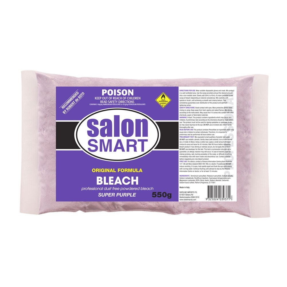 Salon Smart Bleach Original Formula Super Purple, 550g Home Hairdresser