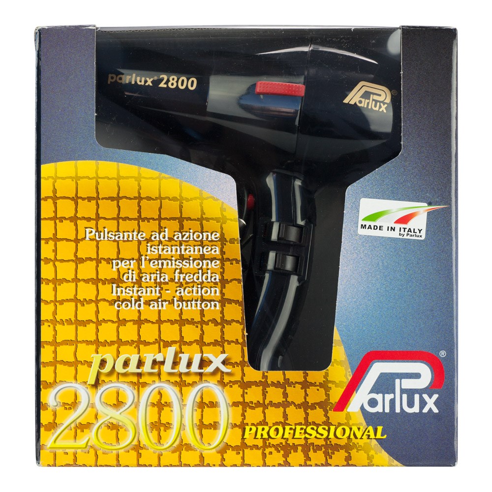 Parlux 2800 Superturbo Hair Dryer Black - Home Hairdresser