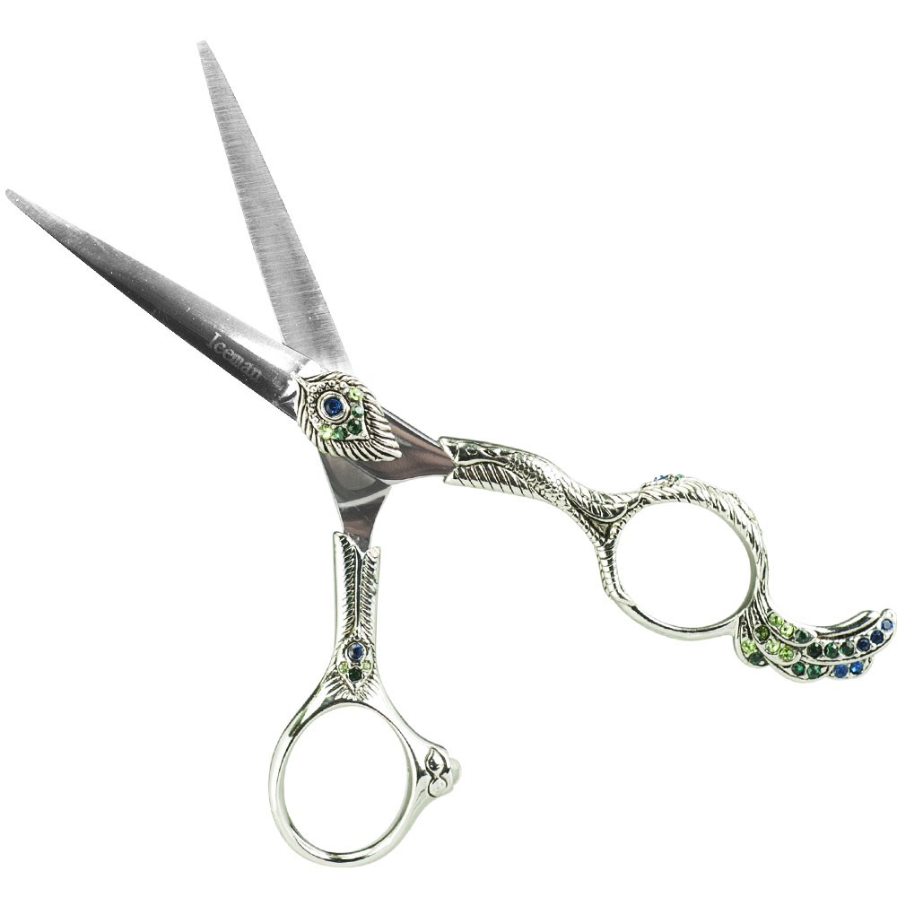 Iceman Suntachi Peacock 5.5" Hairdressing Scissors - Home 