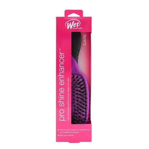 WetBrush Pro Shine Enhancer Hair Brush Purple