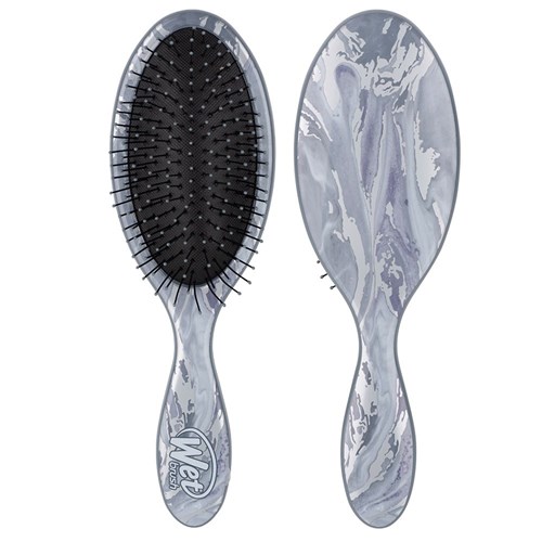 WetBrush Metallic Marble Detangler Silver 
