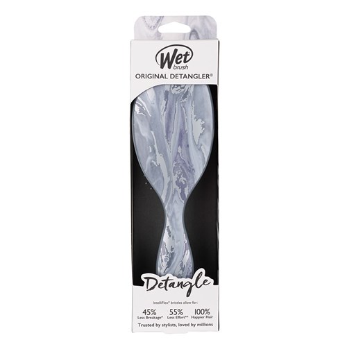 WetBrush Metallic Marble Detangler Silver 