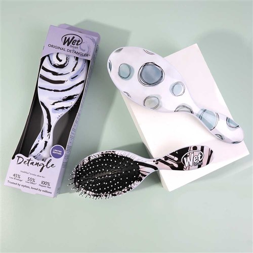 WetBrush Watercolour Motif Detangler Purple