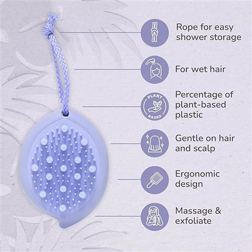 WetBrush Go Green Scalp Exfoliator Purple