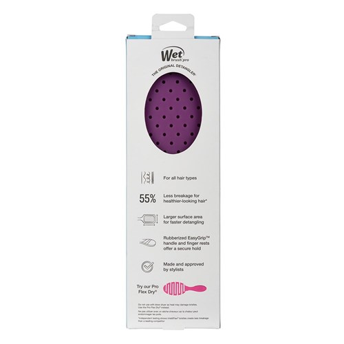 WetBrush Pro Frost Paddle Detangler Purple