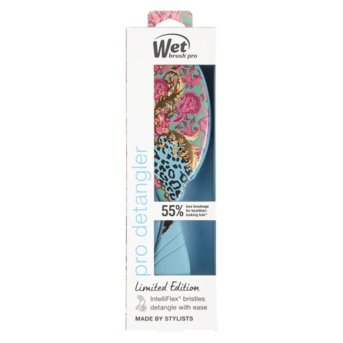 WetBrush Pro Floral Safari Detangler Blue