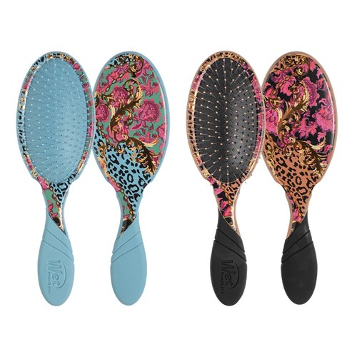 WetBrush Pro Floral Safari Detangler Black