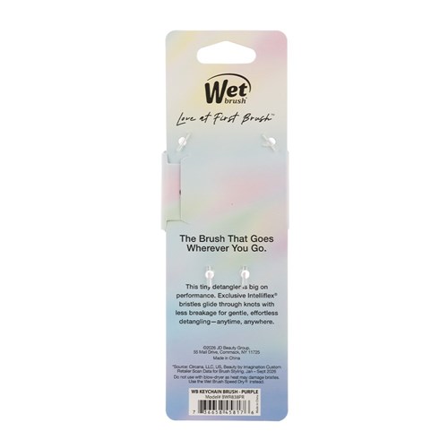 WB KEYCHAIN BRUSH PURPLE BWR838PR