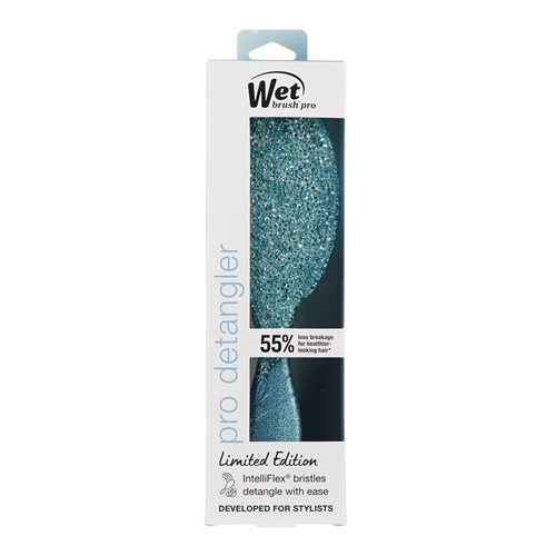 WetBrush Pro Winter Tinsel Detangler Blue