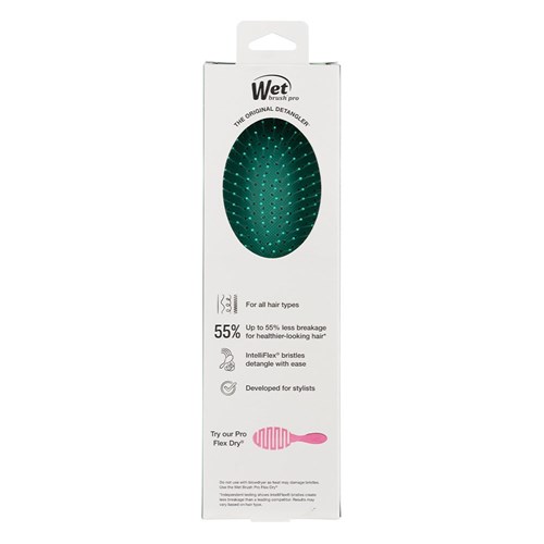 WetBrush Pro Winter Tinsel Detangler Green