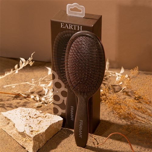 Framar Detangle Hair Brush Terra Neutrals Earth