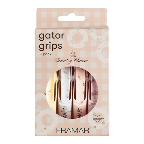 Framar Gator Grip Clips 4pk Country Charm