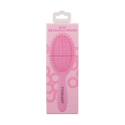 Framar Mini Detangle Hair Brush Pink