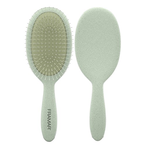 Framar Detangle Hair Brush Sage Fig