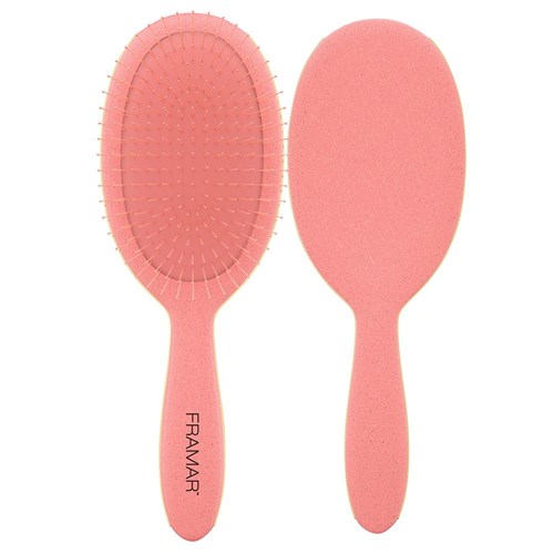 Framar Detangle Hair Brush Baecation Coral