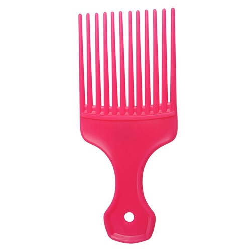 Salon Smart Afro Hair Comb, Pink - Home Hairdresser