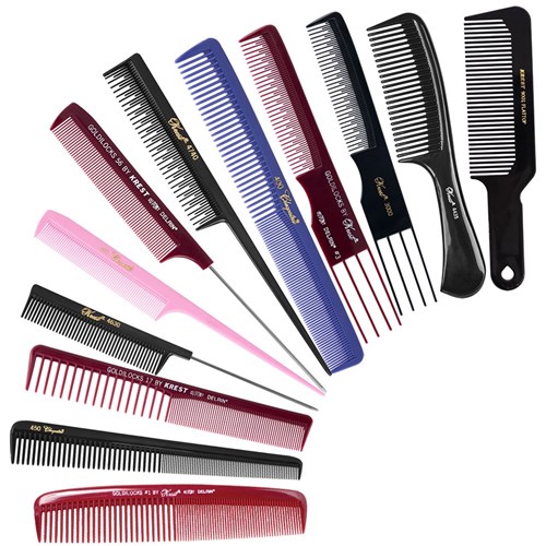 Krest Cleopatra 400 Hot Colours Cutting Comb - 18cm