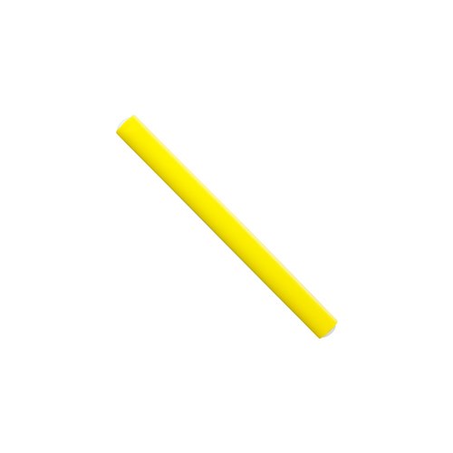 Hair FX Short Flexible Rollers Yellow 12pk