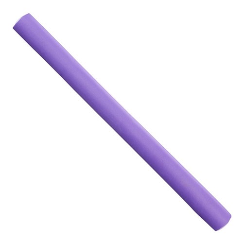 Hair FX Long Flexible Rollers Purple 12pk