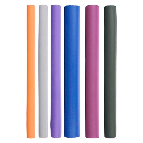 Hair FX Long Flexible Rollers Orange 12pk