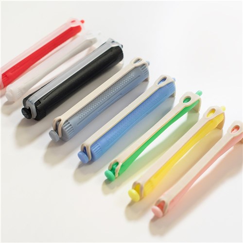 Hair FX Lightweight Perm Rods 12pk Grey