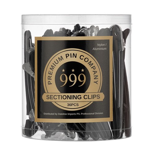 Premium Pin Company 999 Black Nylon/Aluminium Sectioning Clips – 302