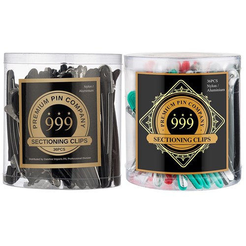 Premium Pin Company 999 Black Nylon/Aluminium Sectioning Clips – 302