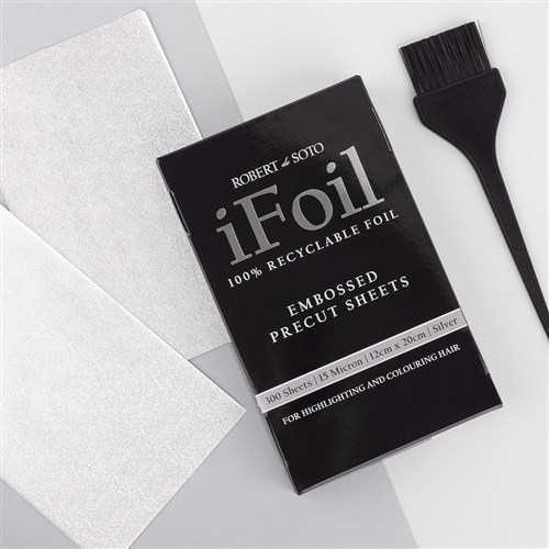 Robert De Soto Pre-Cut Embossed Silver iFoil