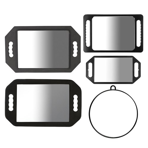 Salon Smart Rectangle Hairdressing Mirror Handles