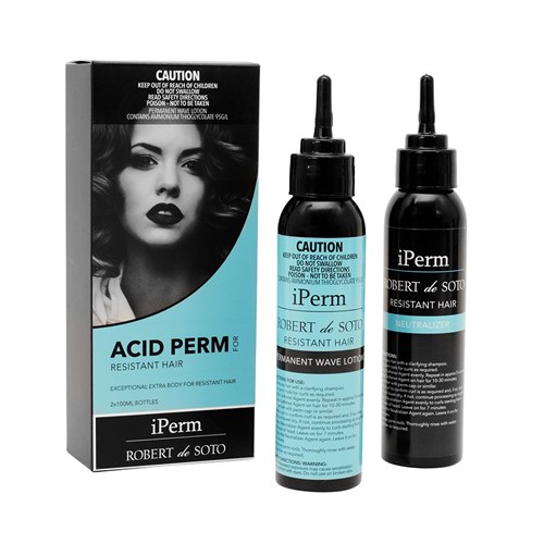 Robert De Soto Iperm Acid Perm Resistant Hair Home Hairdresser