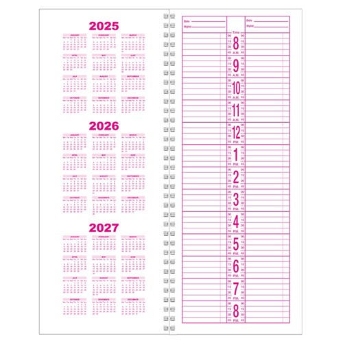 Dateline Professional 2 Column Appointment Book