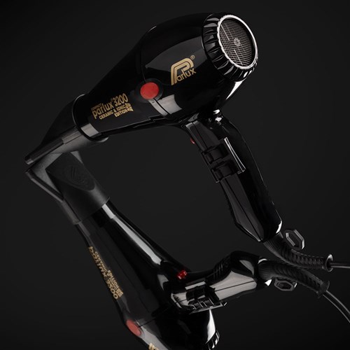 Parlux 3200 Ionic Ceramic Compact Hair Dryer Black